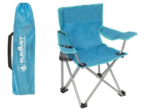 Summit Junior Camping Chair Blue Summit Junior Camping Chair Blue