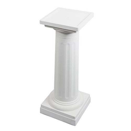 White Roman Plastic Pillar (83cm)