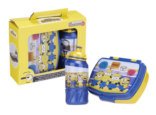 Minions 2 Lunch Box Set With Bottle (Assorted Designs)