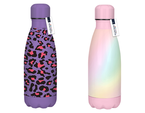 Assorted Girls Printed Metal Water Bottle (350ml)