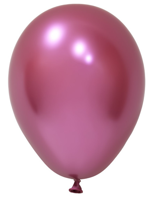 Fuchsia Chrome Latex Balloon  - 5 inch (Pk 100) Fuchsia Chrome Latex Balloon  - 5 inch (Pk 100)