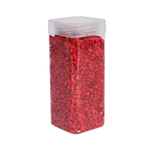 4-6mm Red Pebbles in Square Jar (900gr) 4-6mm Red Pebbles in Square Jar (900gr)