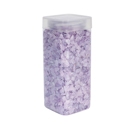 5-8mm Pearlised Purple Glass Pebbles (750gr) 5-8mm Pearlised Purple Glass Pebbles (750gr)