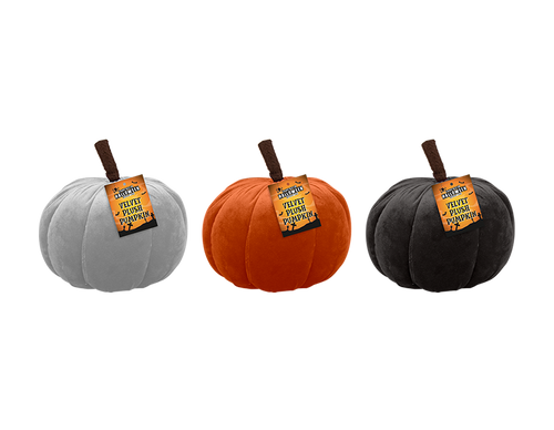 Velvet Plush Pumpkin (16cm) (Assorted Designs) Velvet Plush Pumpkin (16cm) (Assorted Designs)