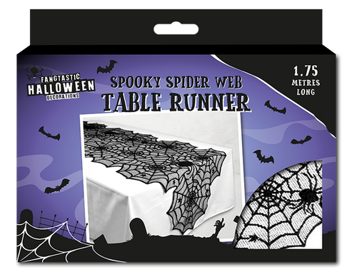 Halloween Web Table Runner Halloween Web Table Runner