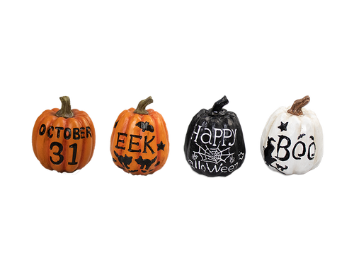 Slogan Pumpkin Ornament (Assorted) Slogan Pumpkin Ornament (Assorted)