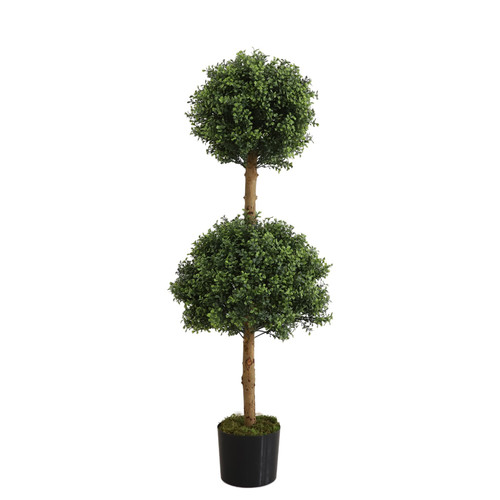 Artificial Boxwood Double Ball Topiary (120cm) Artificial Boxwood Double Ball Topiary (120cm)