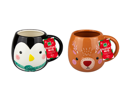 Christmas Character Mug (400ml) (Assorted Designs) Christmas Character Mug (400ml) (Assorted Designs)