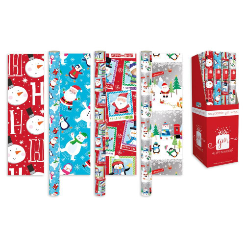 Christmas Wrapping Paper (7m) (Assorted Designs)