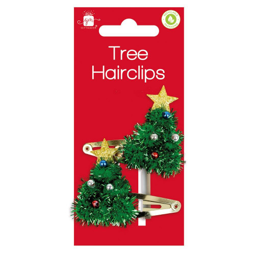 Christmas Tree Hair Clips Christmas Tree Hair Clips