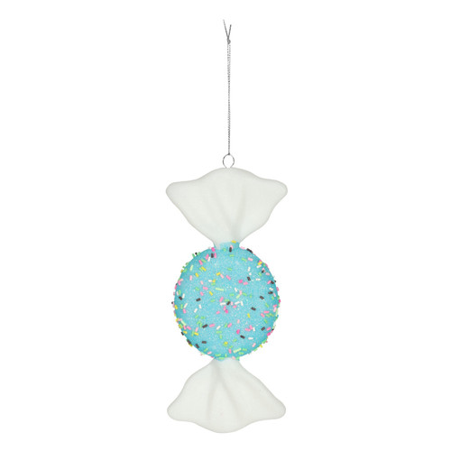 Turquoise Flat Candy Hanging Decoration (18cm) Turquoise Flat Candy Hanging Decoration (18cm)