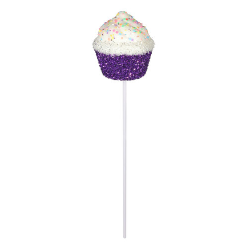 Purple Frosted Cupcake Pick (60cm) Purple Frosted Cupcake Pick (60cm)