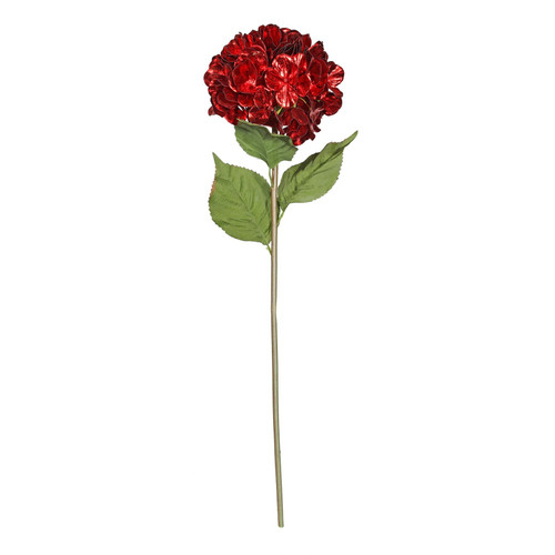 Red Metallic Hydrangea Stem Red Metallic Hydrangea Stem