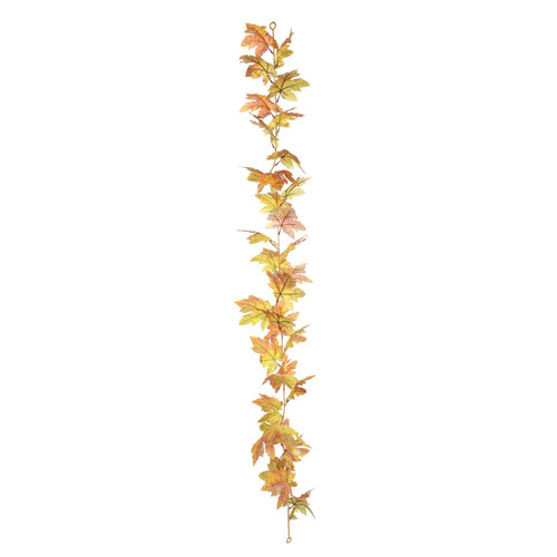 Essential Autumn Large Leaf Maple Garland - Orange/Yellow (170cm) Essential Autumn Large Leaf Maple Garland - Orange/Yellow (170cm)