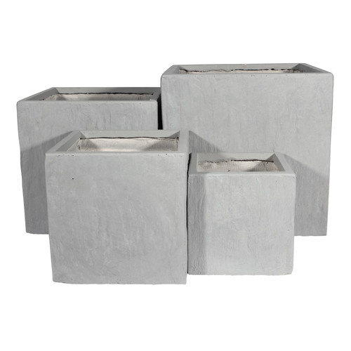 Set of 4 Grey Hortus Cubes Set of 4 Grey Hortus Cubes