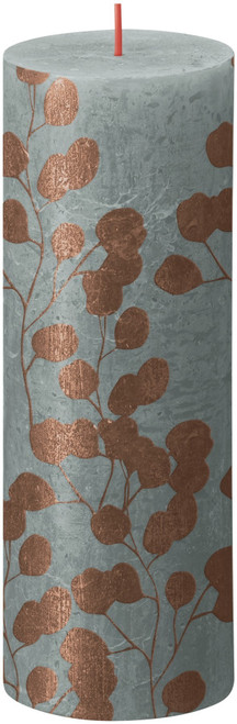 Bolsius Rustic Green Eucalyptus Silhouette Candle (190mm x 68mm) Bolsius Rustic Green Eucalyptus Silhouette Candle (190mm x 68mm)