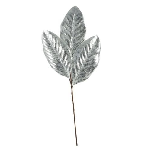 Metallic Leaves - Silver (50cm) Metallic Leaves - Silver (50cm)