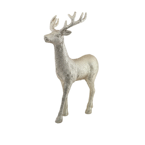 Glitter Standing Reindeer - Gold (45cm) Glitter Standing Reindeer - Gold (45cm)