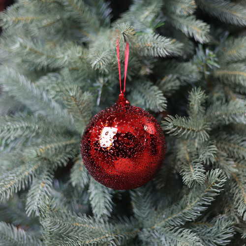 Red Glass Turone Bauble (12cm) Red Glass Turone Bauble (12cm)