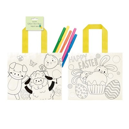 Assorted Easter Colour your own Canvas Bag