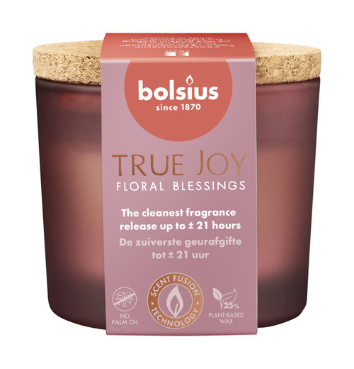True Joy Fragrance Glass Candle - Floral Blessings True Joy Fragrance Glass Candle - Floral Blessings