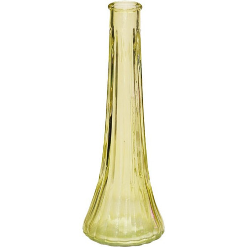 Yellow Ashley Bud Glass Vase (21cm) Yellow Ashley Bud Glass Vase (21cm)