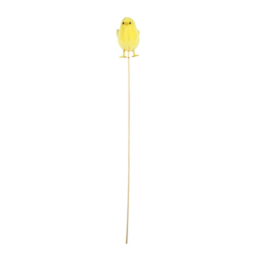 Chick on Wooden Stick (Pack of 12)