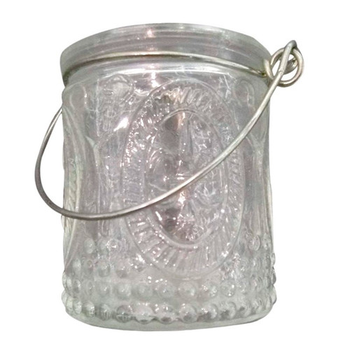 Vintage Hanging Votive - Clear (6x8cm)