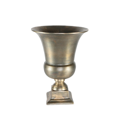 Antique Gold Poseidon Urn (31.5 x 24cm) Antique Gold Poseidon Urn (31.5 x 24cm)