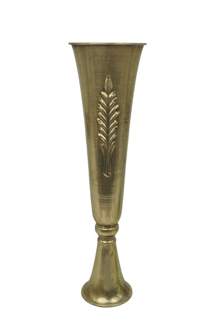 Antique Gold Creation Metal Table Centre Vase (54cm) Antique Gold Creation Metal Table Centre Vase (54cm)