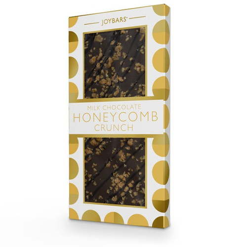 Joypots Joybar - Milk Chocolate Honeycomb Crunch Bar (80g) Joypots Joybar - Milk Chocolate Honeycomb Crunch Bar (80g)