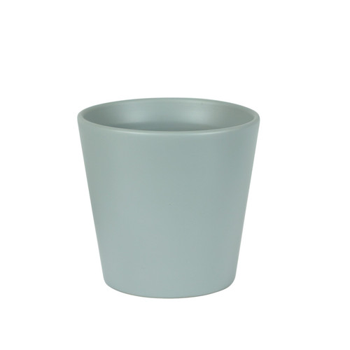Hortus Vienna Matt Grey Ceramic Pot (15cm)