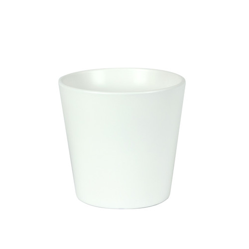Hortus Vienna Matt White Ceramic Pot (15cm) Hortus Vienna Matt White Ceramic Pot (15cm)