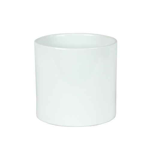 Hortus Sofia Glossy White Ceramic Pot (16cm) Hortus Sofia Glossy White Ceramic Pot (16cm)