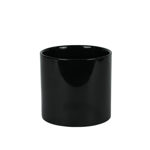 Hortus Glossy Black Ceramic Pot (13cm) Hortus Glossy Black Ceramic Pot (13cm)