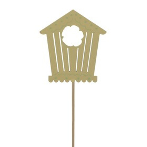 Yellow Birdhouse Bloomy (Pack of 10)