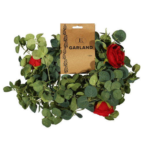 Essential Red Rose Mixed Garland