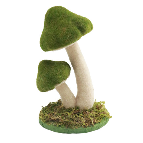Green Mushrooms Ornament (17cm)