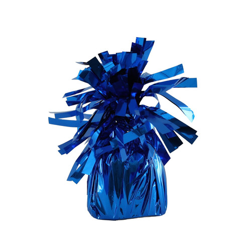 Dark Blue Foil Balloon Weight with Hanging Tag Dark Blue Foil Balloon Weight with Hanging Tag