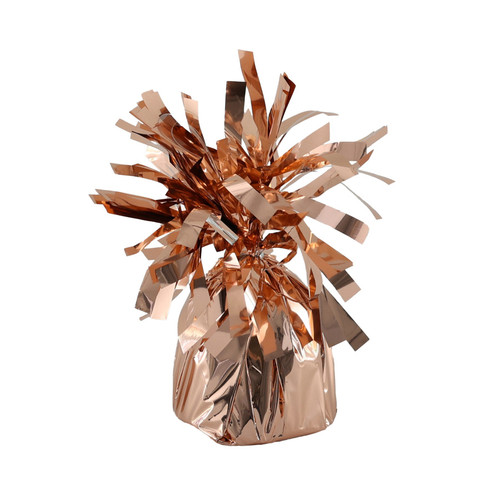 Rose Gold Foil Balloon Weight with Tag Rose Gold Foil Balloon Weight with Tag
