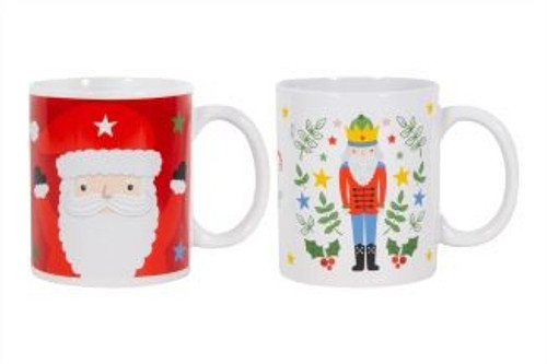 Santa & The Nutcracker Mug (Assorted) Santa & The Nutcracker Mug (Assorted)