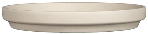 White Granite Terracotta Saucer (22.6cm x 3.1cm) White Granite Terracotta Saucer (22.6cm x 3.1cm)