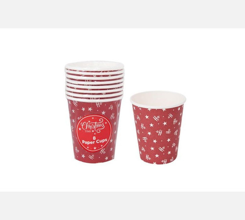 Ho Ho Ho Paper Cups (Pack of 8) Ho Ho Ho Paper Cups (Pack of 8)