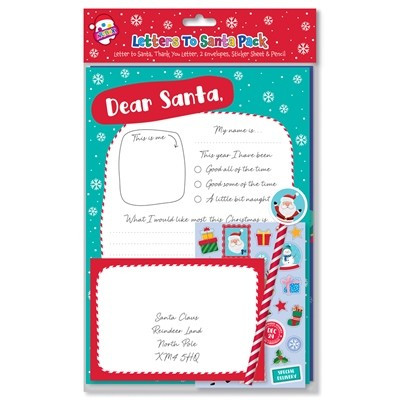 Letter To Santa Activity Pack