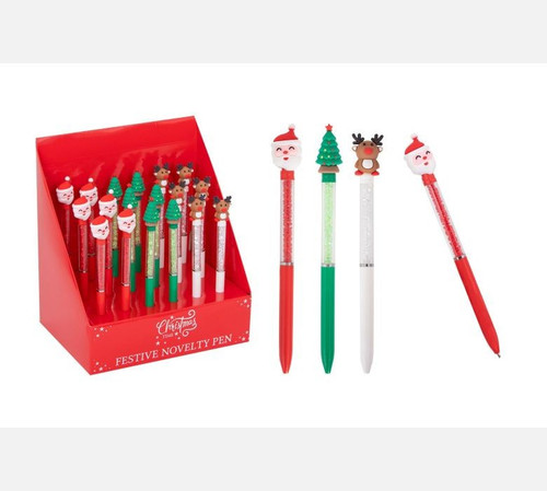 Christmas Character Pen (Assorted Designs) Christmas Character Pen (Assorted Designs)