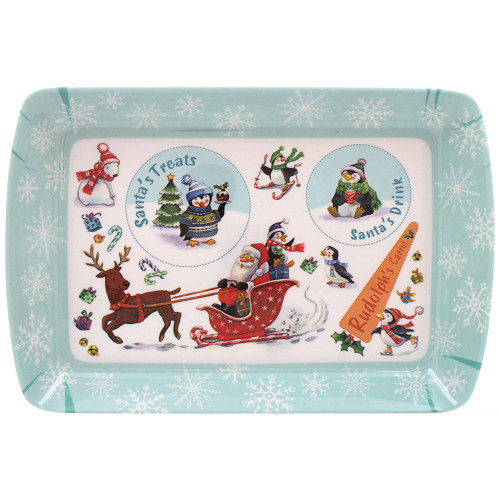 Winter Wonderland Santa Treat Tray Winter Wonderland Santa Treat Tray