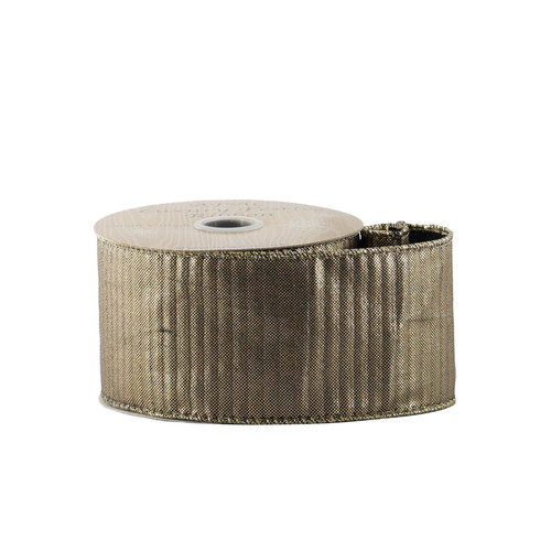 Dk Gold Shiny Ribbed Ribbon (63mm) Dk Gold Shiny Ribbed Ribbon (63mm)
