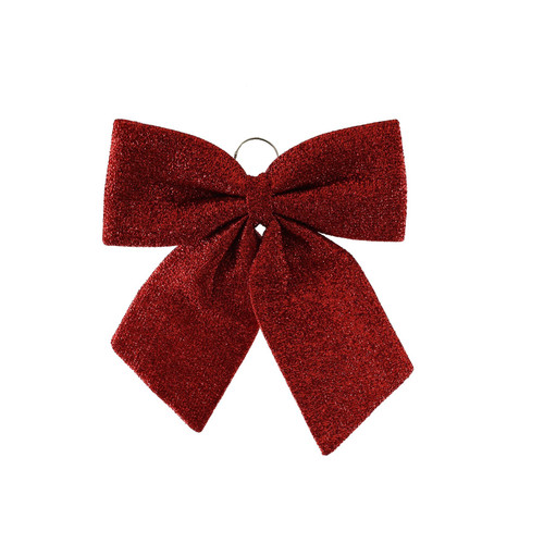 Red Metallic Bow (Dia 44cm)