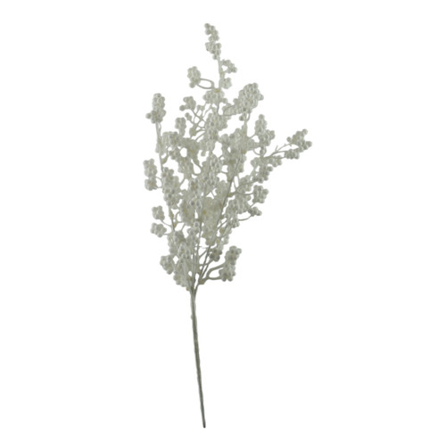 White Berry Spray with Glitter (56cm)