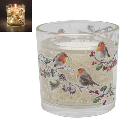 Christmas Robin LED Candle